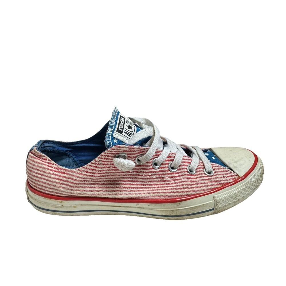 Converse All Star USA American Flag Low Top Sneakers Stars Stripes M 7.5/W 9.5